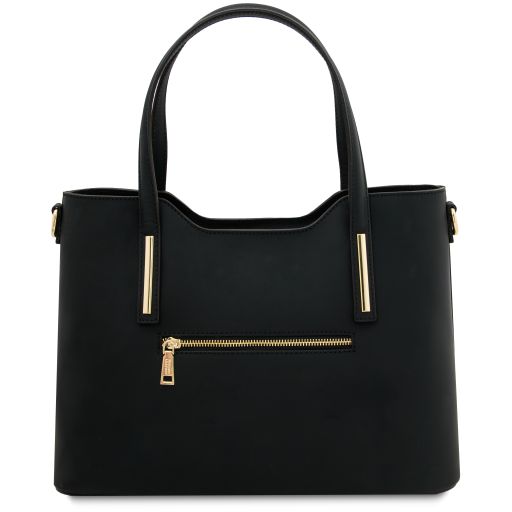 olimpia-leather-tote-tl142561 - Musta - kuva 3