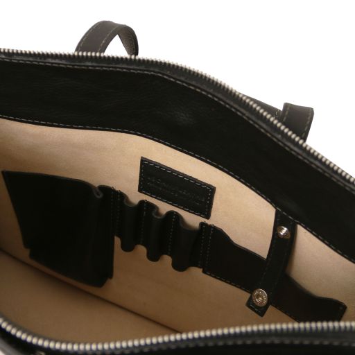 palermo-leather-briefcase-3-compartments-for-women-tl142452 - Musta - kuva 8