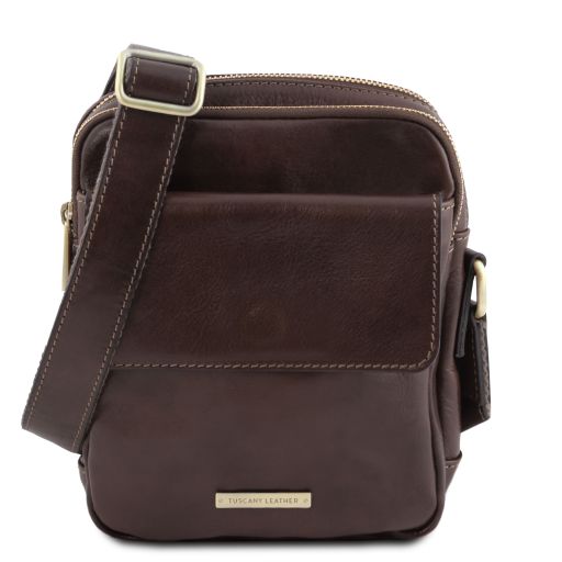 larry-leather-crossbody-bag-tl141915 - Tummanruskea