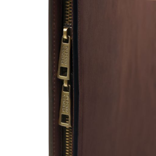 augusto-leather-document-case-with-ring-binder-tl142555 - Tummanruskea - kuva 4