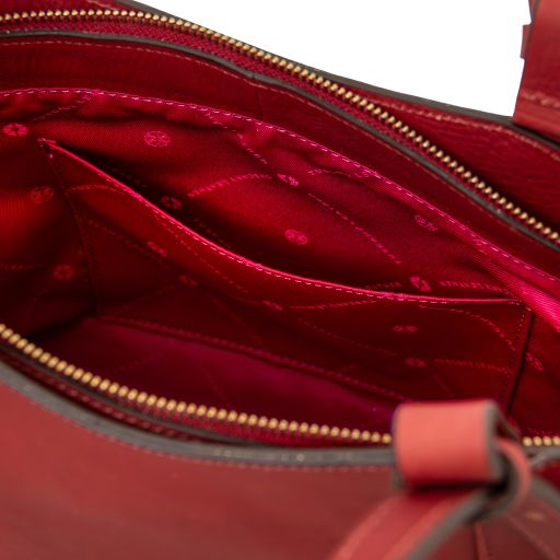 libra-leather-shoulder-bag-tl142562 - Punainen - kuva 7