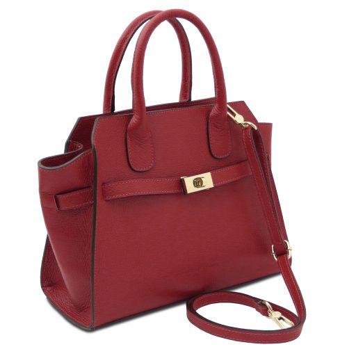 origami-leather-tote-tl142507 - Punainen - kuva 2
