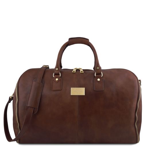 antigua-travel-leather-duffle-garment-bag-tl142341 - Tummanruskea
