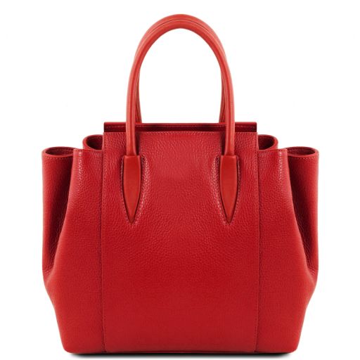 tulipan-leather-handbag-tl141727 - Lipstick Red - kuva 3