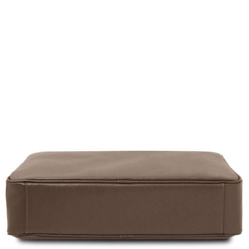 torino-saffiano-leather-laptop-briefcase-tl142551 - Dark Taupe - kuva 4