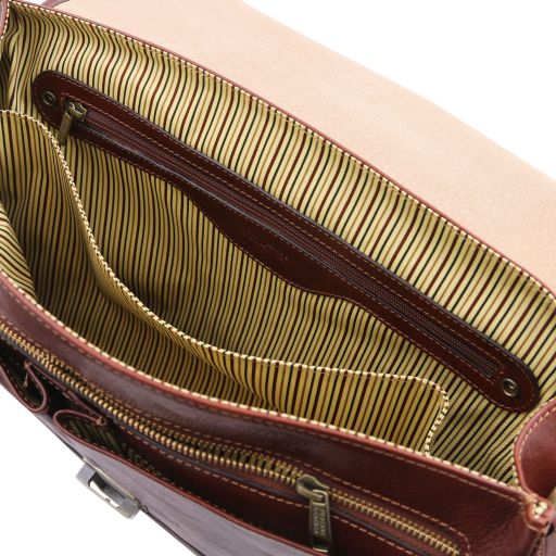 mantova-leather-multi-compartment-briefcase-with-flap-tl142068 - Luonnonväri - kuva 2