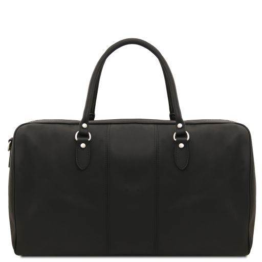 lisbona-travel-leather-duffle-bag-large-size-tl142557 - Musta - kuva 3