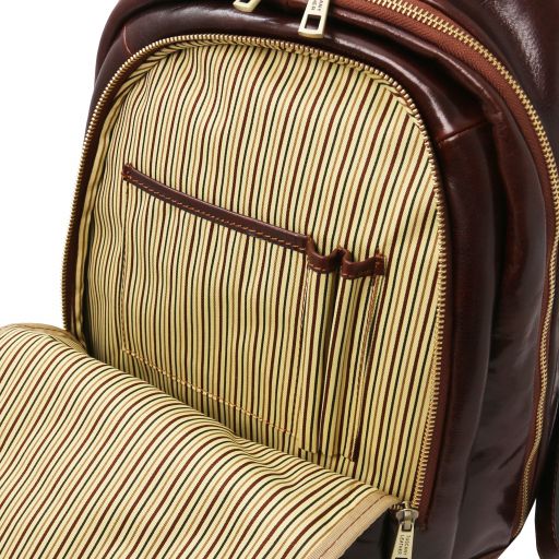 perth-2-compartments-leather-backpack-tl142049 - Ruskea - kuva 5