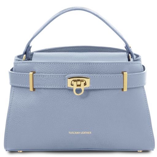 maisy-leather-tote-tl142455 - Vaaleansininen