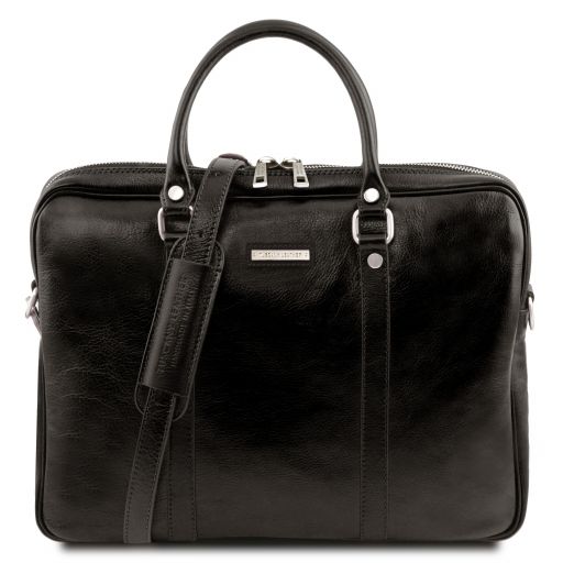 prato-exclusive-leather-laptop-case-tl141283 - Musta