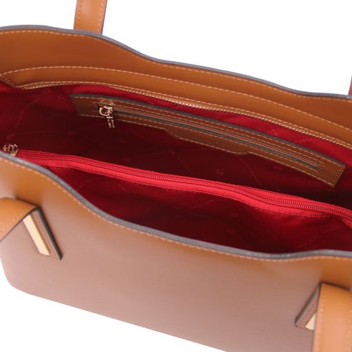 olimpia-leather-tote-tl141412 - Konjakki - kuva 5