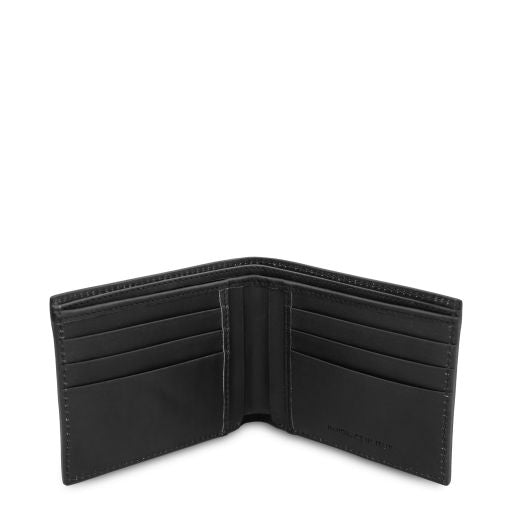 exclusive-2-fold-leather-wallet-for-men-tl142553 - Musta - kuva 2