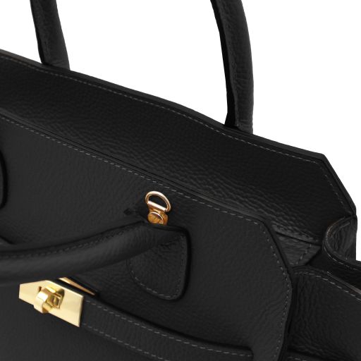 origami-leather-tote-tl142507 - Musta - kuva 6