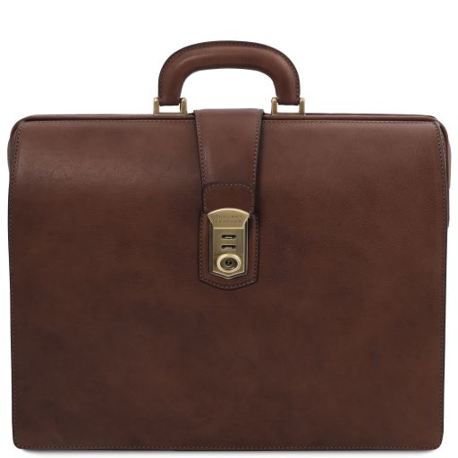 canova-leather-doctor-bag-briefcase-3-compartments-tl142352 - Tummanruskea
