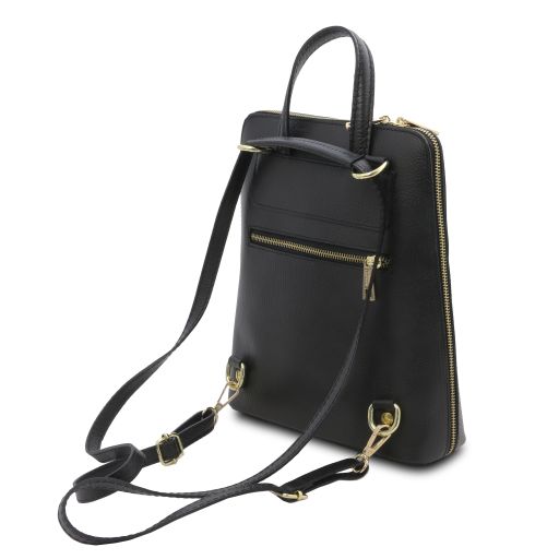 tl-bag-small-leather-backpack-for-women-tl142092 - Musta - kuva 3
