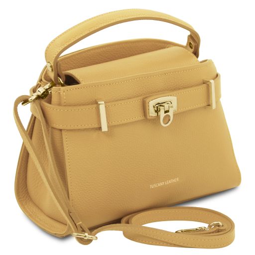 maisy-leather-tote-tl142455 - Pastel yellow - kuva 2
