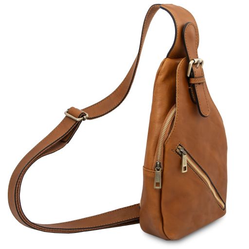 kevin-leather-crossover-bag-tl142423 - Luonnonväri - kuva 2