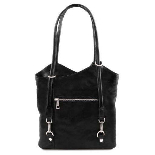patty-leather-convertible-backpack-shoulderbag-tl141497 - Musta - kuva 3