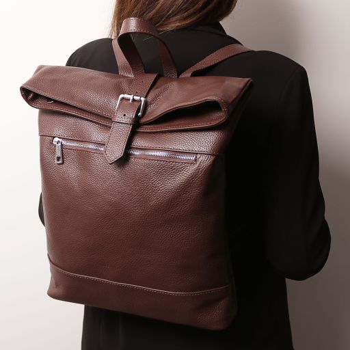 london-soft-leather-backpack-tl142502 - Coffee - kuva 8