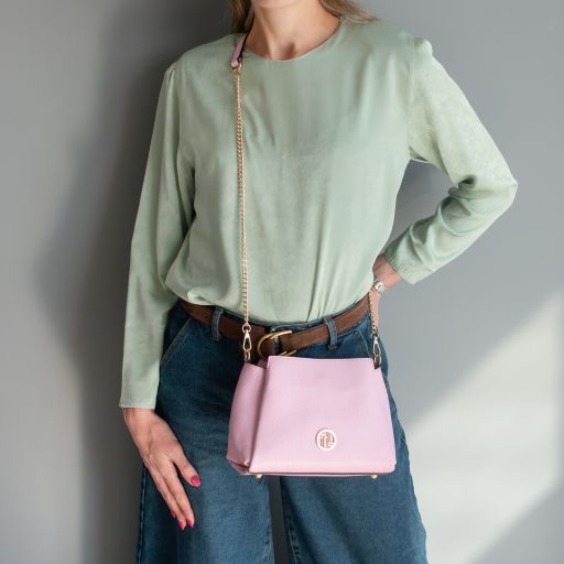 abby-leather-handbag-tl142500 - Aprikoosi - kuva 8