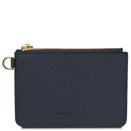 leather-card-holder-with-handle-tl142544 - Tummansininen - kuva 3