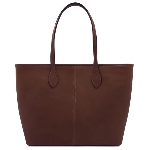 essenza-leather-shoulder-bag-tl142612 - Tummanruskea - kuva 3