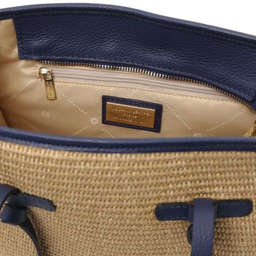 frame-raffia-shoulder-bag-tl142566 - Sininen - kuva 5