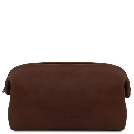 smarty-leather-toiletry-bag-small-size-tl141220 - Tummanruskea