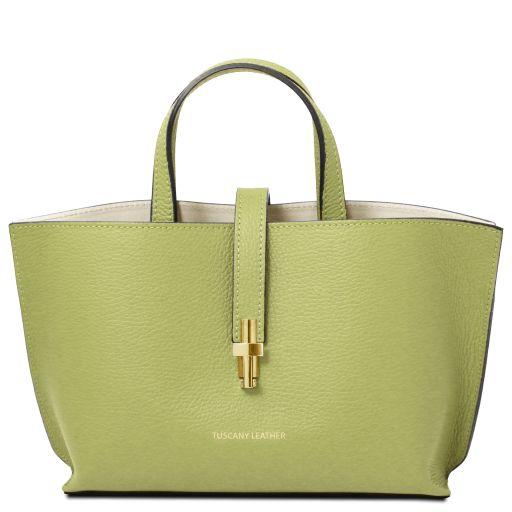 agatha-leather-handbag-tl142456 - Limenvihreä