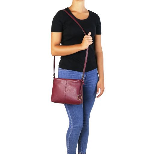 tl-bag-soft-leather-shoulder-bag-tl141720 - Fuchsia - kuva 5