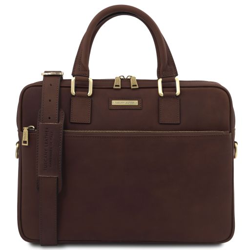 ferrara-leather-laptop-briefcase-tl142620 - Tummanruskea