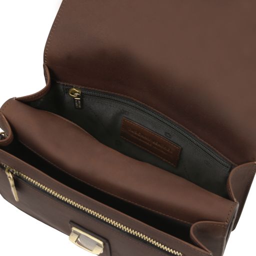 oliver-leather-handy-wrist-bag-tl142608 - Tummanruskea - kuva 7
