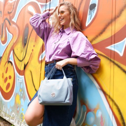 nora-soft-leather-handbag-tl142372 - Pastel yellow - kuva 7