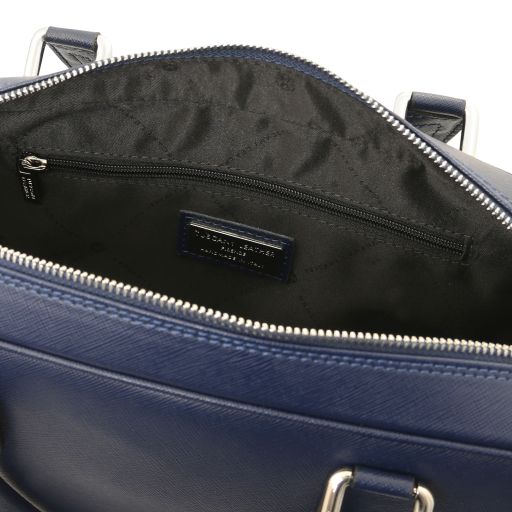 torino-saffiano-leather-laptop-briefcase-tl142551 - Tummansininen - kuva 5