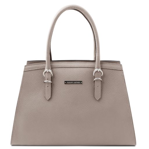 tl-bag-leather-handbag-tl142147 - Light grey