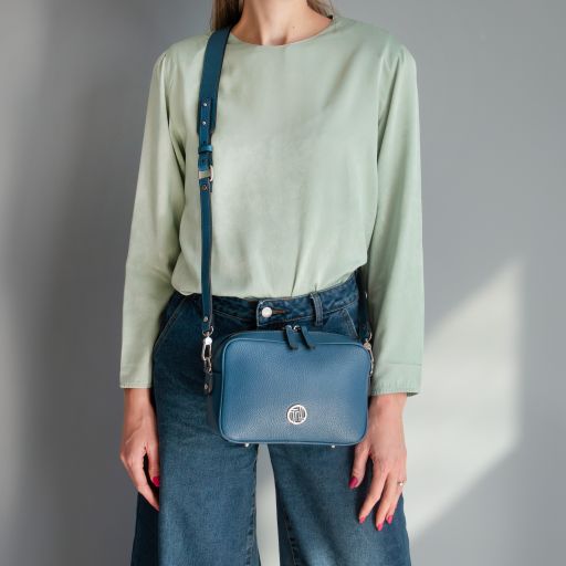 cubetto-leather-shoulder-bag-tl142499 - Konjakki - kuva 8
