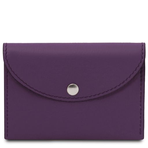 leather-business-card-credit-card-holder-tl142417 - Purple