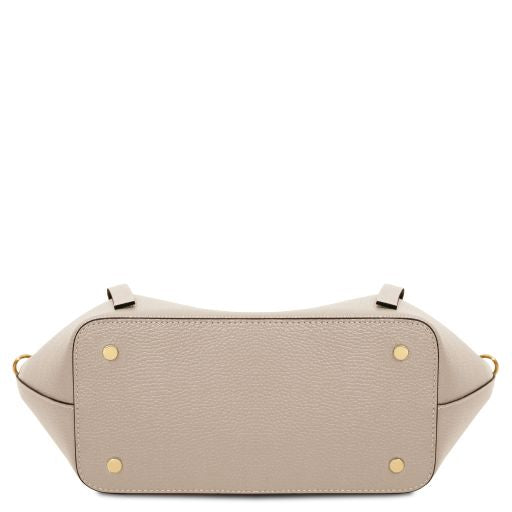 legame-leather-shopping-bag-large-size-tl142481 - Vaalea taupe - kuva 4