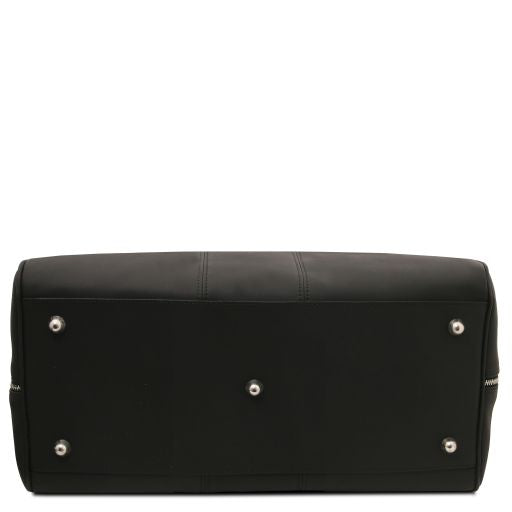 lisbona-travel-leather-duffle-bag-small-size-tl142558 - Musta - kuva 4