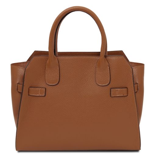 origami-leather-tote-tl142507 - Konjakki - kuva 3