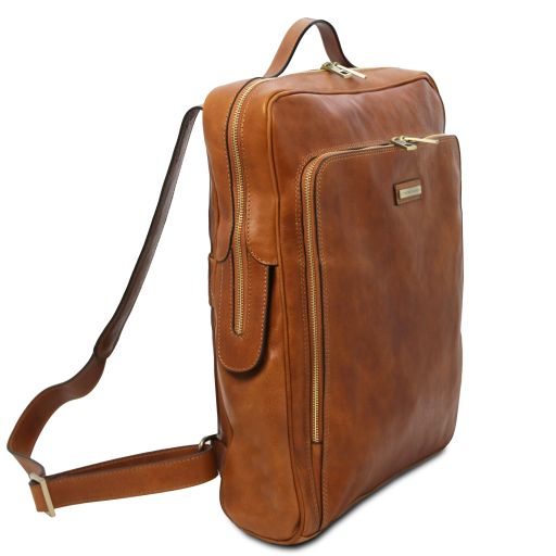 bangkok-leather-laptop-backpack-large-size-tl142336 - Ruskea - kuva 3