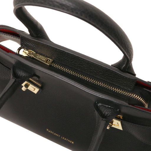 coccola-leather-handbag-tl142421 - Musta - kuva 4