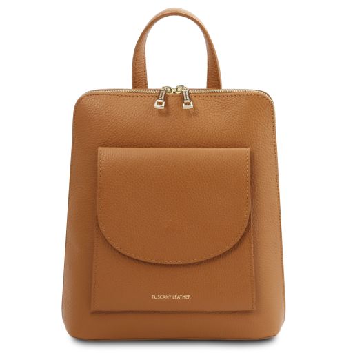 tl-bag-small-leather-backpack-for-women-tl142092 - Konjakki