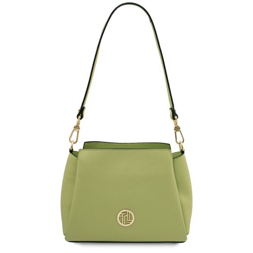 abby-leather-handbag-tl142500 - Limenvihreä