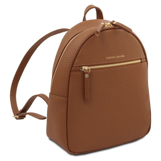 arco-leather-backpack-tl142584 - Konjakki - kuva 2