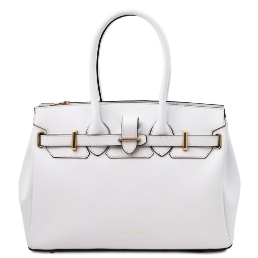 tl-bag-leather-handbag-tl142174 - Valkoinen