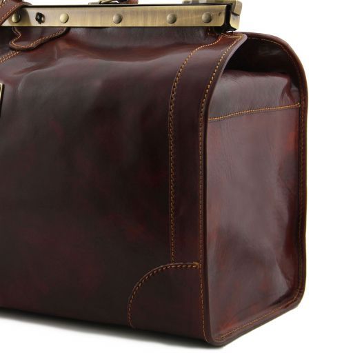 madrid-gladstone-leather-bag-large-size-tl1022 - Punainen - kuva 2