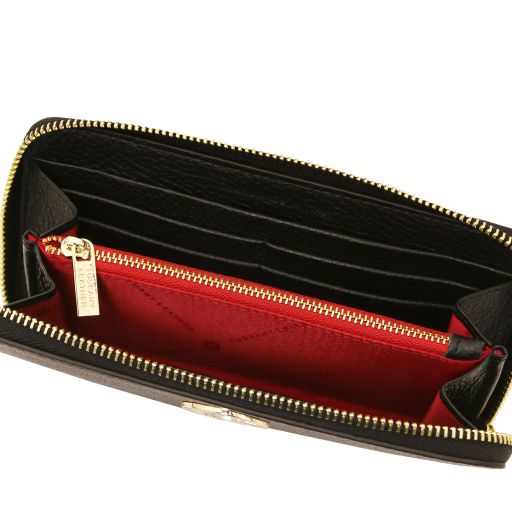 financier-exclusive-zip-around-leather-wallet-tl142485 - Musta - kuva 4
