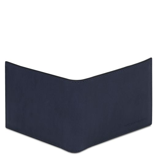 exclusive-2-fold-leather-wallet-for-men-with-coin-pocket-tl142552 - Tummansininen - kuva 3