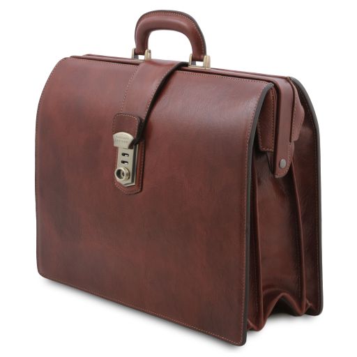 canova-leather-doctor-bag-briefcase-3-compartments-tl142352 - Luonnonväri - kuva 3